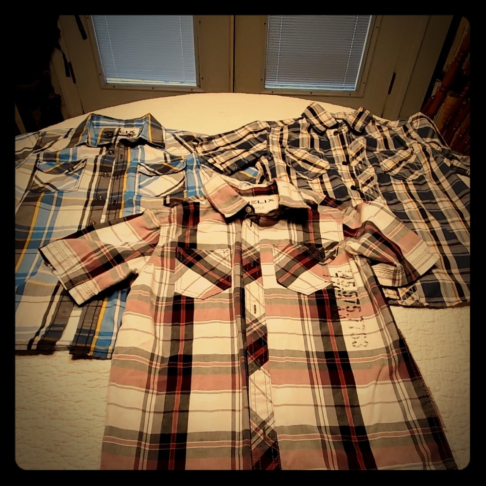 bundle of 3 boys shirts